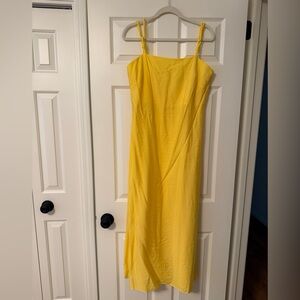 Yellow maxi dress